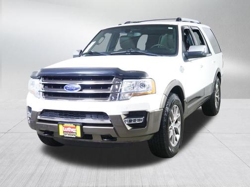 White Platinum Metallic Tri-Coat 2015 Ford Expedition King Ranch