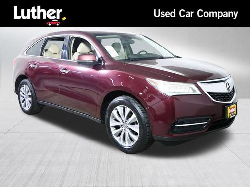 Dark Cherry Pearl 2014 Acura MDX Tech Pkg