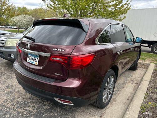 Dark Cherry Pearl 2014 Acura MDX Tech Pkg