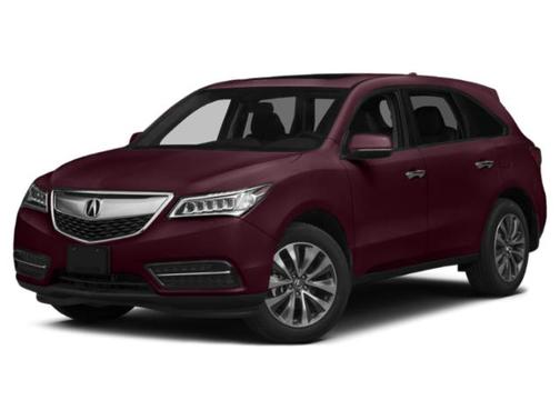 Dark Cherry Pearl 2014 Acura MDX Tech Pkg