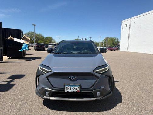 Harbor Mist Gray Pearl 2-Tone 2023 Subaru Solterra Touring