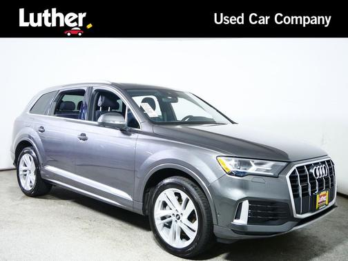 Gray 2021 Audi Q7 45 Premium Plus