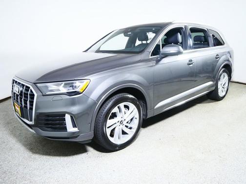 Gray 2021 Audi Q7 45 Premium Plus