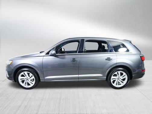 Gray 2021 Audi Q7 45 Premium Plus