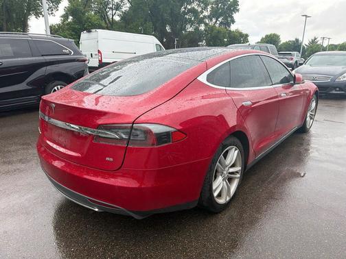 Red Multi-Coat 2014 Tesla Model S 85