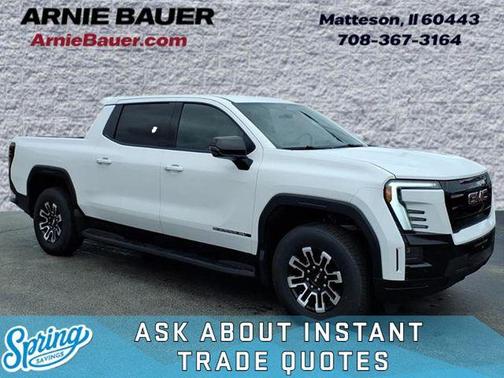 Summit White 2026 GMC Sierra EV Elevation