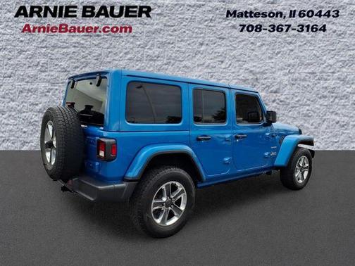 Hydro Blue Pearlcoat 2022 Jeep Wrangler Unlimited Sahara