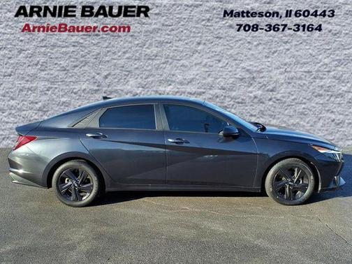 Portofino Gray 2021 Hyundai ELANTRA SEL