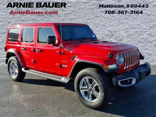 Firecracker Red Clearcoat 2018 Jeep Wrangler Unlimited Sahara
