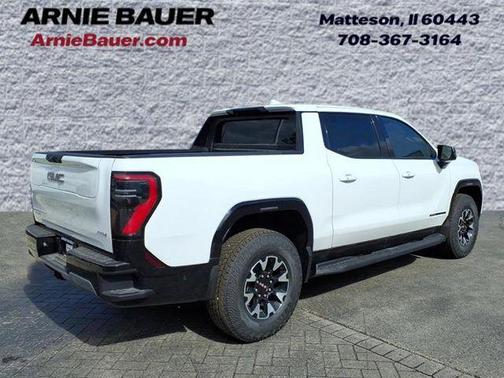 Summit White 2026 GMC Sierra EV AT4