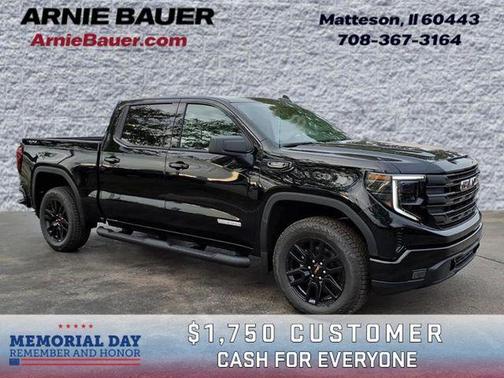 Onyx Black 2026 GMC Sierra 1500 Elevation
