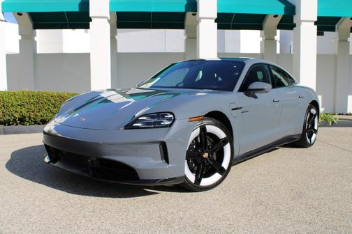 Slate Gray 2026 Porsche Taycan GTS
