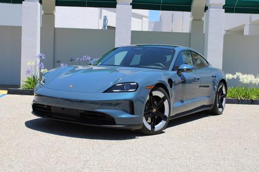 Pale Blue 2026 Porsche Taycan 4
