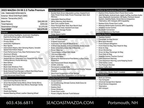 2023 Mazda CX-50 2.5 Turbo Premium Package