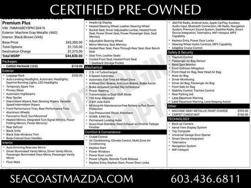 2023 Mazda CX-50 2.5 Turbo Premium Plus Package