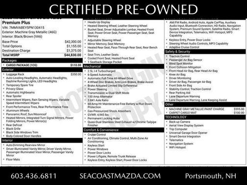 2023 Mazda CX-50 2.5 Turbo Premium Plus Package