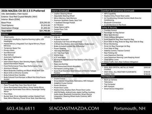 2026 Mazda CX-30 Preferred