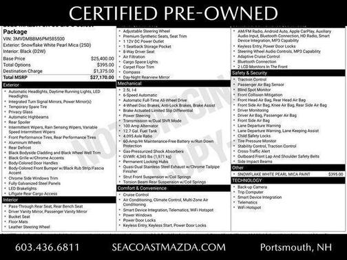 2023 Mazda CX-30 2.5 S Select Package