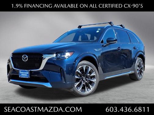 Deep Crystal Blue Mica 2025 Mazda CX-90 3.3 Turbo S Premium Package