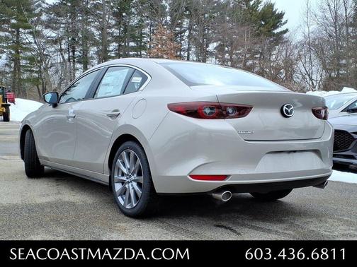 Platinum Quartz Metallic 2026 Mazda Mazda3 FWD w/Preferred Package