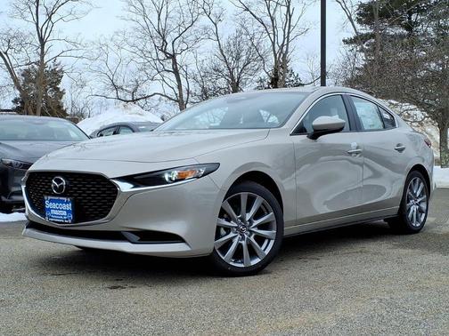Platinum Quartz Metallic 2026 Mazda Mazda3 FWD w/Preferred Package