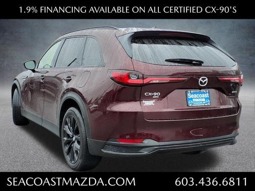 Red 2025 Mazda CX-90 3.3 Turbo Premium Sport