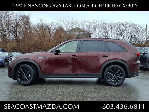 Red 2025 Mazda CX-90 3.3 Turbo Premium Sport