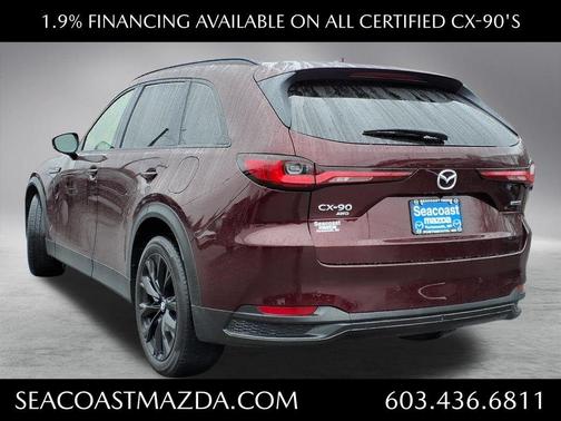 Red 2025 Mazda CX-90 3.3 Turbo Premium Sport