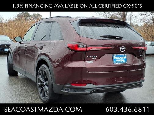 Red 2025 Mazda CX-90 3.3 Turbo Premium Sport