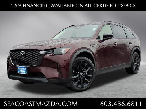 Red 2025 Mazda CX-90 3.3 Turbo Premium Sport