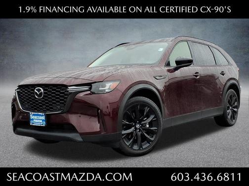 Red 2025 Mazda CX-90 3.3 Turbo Premium Sport