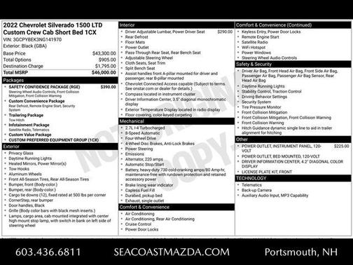 2022 Chevrolet Silverado 1500 Limited Custom