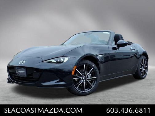 Jet Black Mica 2026 Mazda MX-5 Miata Grand Touring