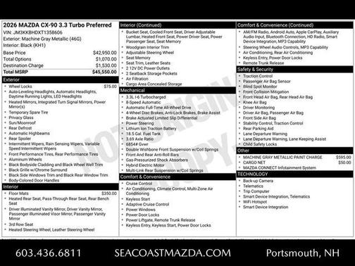 2026 Mazda CX-90 Preferred