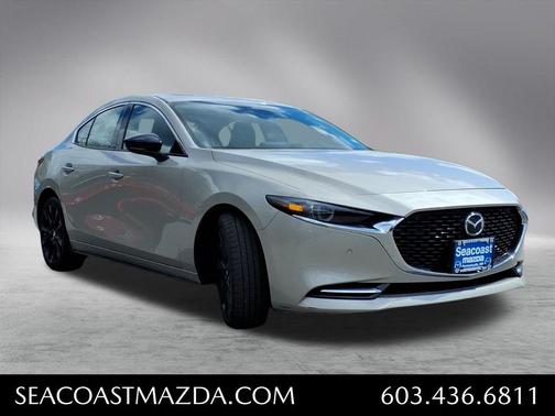 Platinum Quartz Metallic 2024 Mazda Mazda3 AWD w/Premium Package