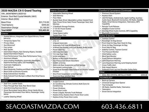 2020 Mazda CX-5 Grand Touring