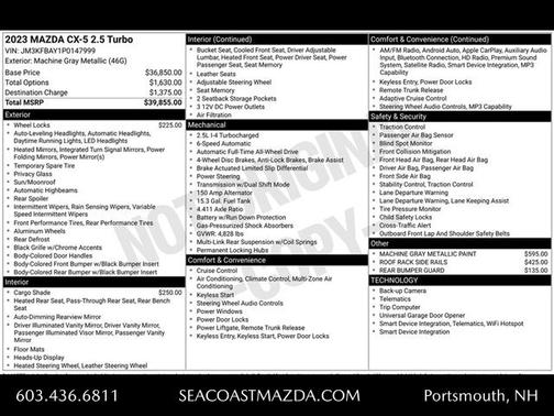 2023 Mazda CX-5 2.5 Turbo