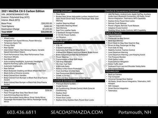 2021 Mazda CX-5 Carbon Edition