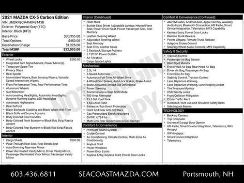 2021 Mazda CX-5 Carbon Edition