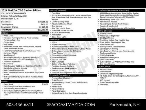 2021 Mazda CX-5 Carbon Edition