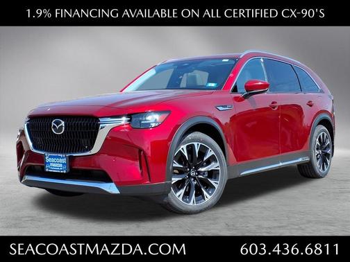 Soul Red Crystal Metallic 2024 Mazda CX-90 PHEV Premium