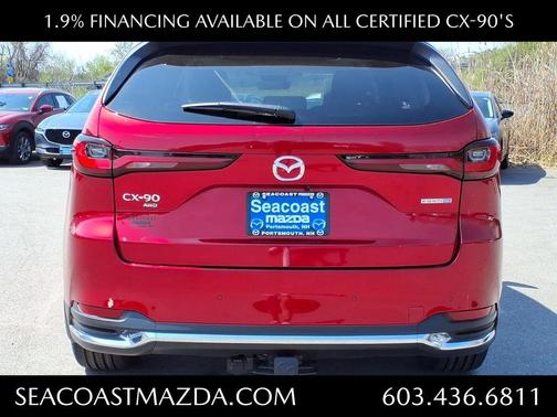 Soul Red Crystal Metallic 2024 Mazda CX-90 PHEV Premium