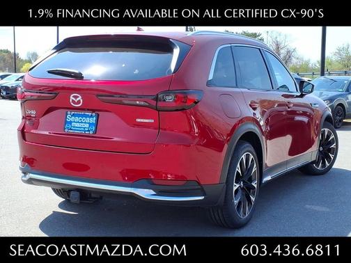 Soul Red Crystal Metallic 2024 Mazda CX-90 PHEV Premium