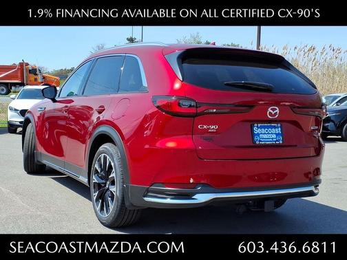 Soul Red Crystal Metallic 2024 Mazda CX-90 PHEV Premium
