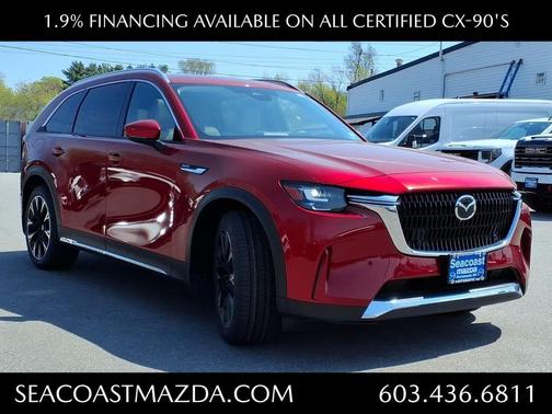 Soul Red Crystal Metallic 2024 Mazda CX-90 PHEV Premium