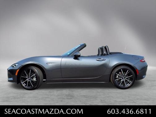 Machine Gray Metallic 2024 Mazda MX-5 Miata Grand Touring