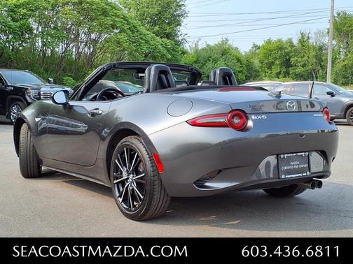 Machine Gray Metallic 2024 Mazda MX-5 Miata Grand Touring