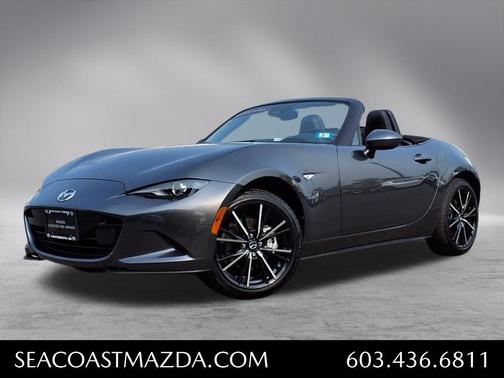 Machine Gray Metallic 2024 Mazda MX-5 Miata Grand Touring