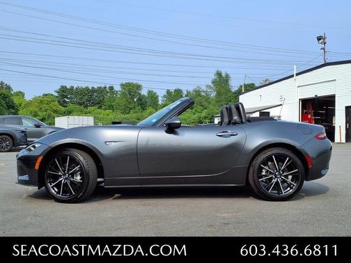 Machine Gray Metallic 2024 Mazda MX-5 Miata Grand Touring