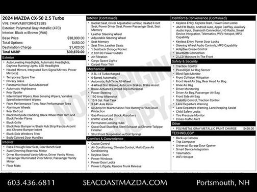 2024 Mazda CX-50 2.5 Turbo